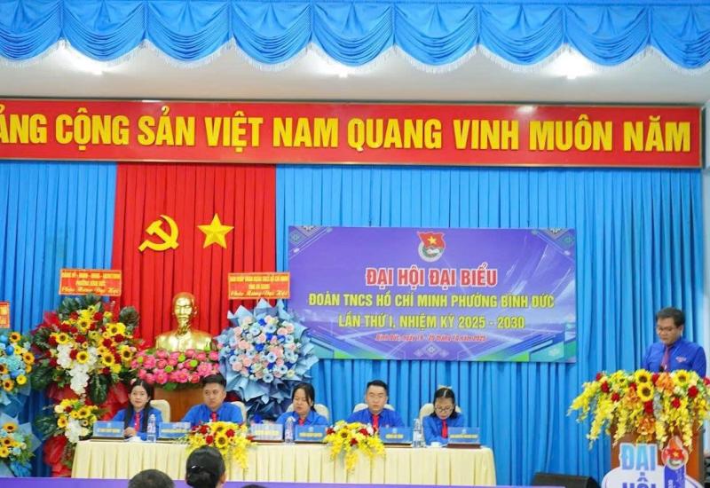 ĐẠI HỘI ĐẠI BIỂU ĐOÀN THANH NIÊN CỘNG SẢN HỒ CHÍ MINH PHƯỜNG BÌNH ĐỨC LẦN THỨ I, NHIỆM KỲ 2025 - 2030