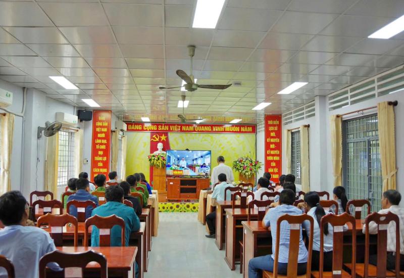 PHƯỜNG BÌNH ĐỨC DỰ TRỰC TUYẾN HỘI NGHỊ CÔNG BỐ QUYẾT ĐỊNH CÔNG NHẬN XÃ, PHƯỜNG, ĐẶC KHU KHÔNG MA TÚY NĂM 2025